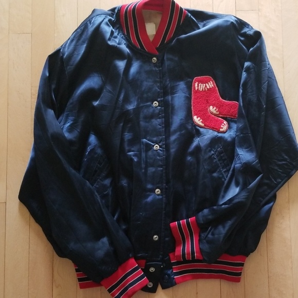 Boston red sox satin jacket Clearance